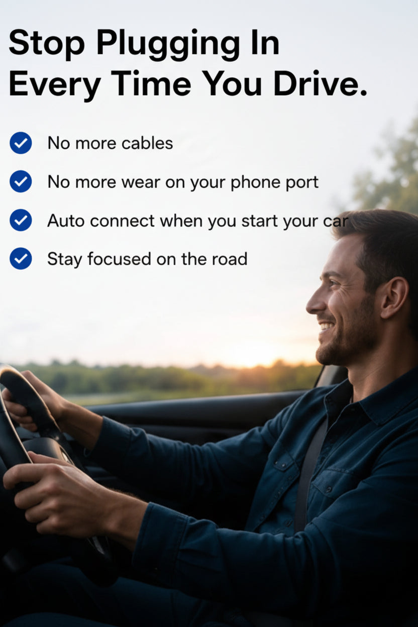 CarlinKit 5.0 2Air Best Quality Wireless CarPlay & Android Auto Adapter. Stop plugging in your phone every time you drive. The CarlinKit 5.0 adapter instantly converts your factory wired Apple CarPlay or Android Auto into a wireless connection.