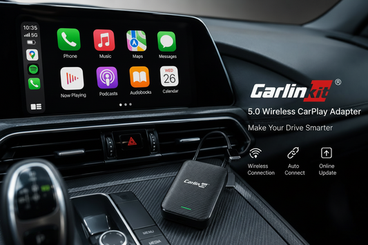 CarlinKit 5.0 2Air Best Quality Wireless CarPlay & Android Auto Adapter. Stop plugging in your phone every time you drive. The CarlinKit 5.0 adapter instantly converts your factory wired Apple CarPlay or Android Auto into a wireless connection.