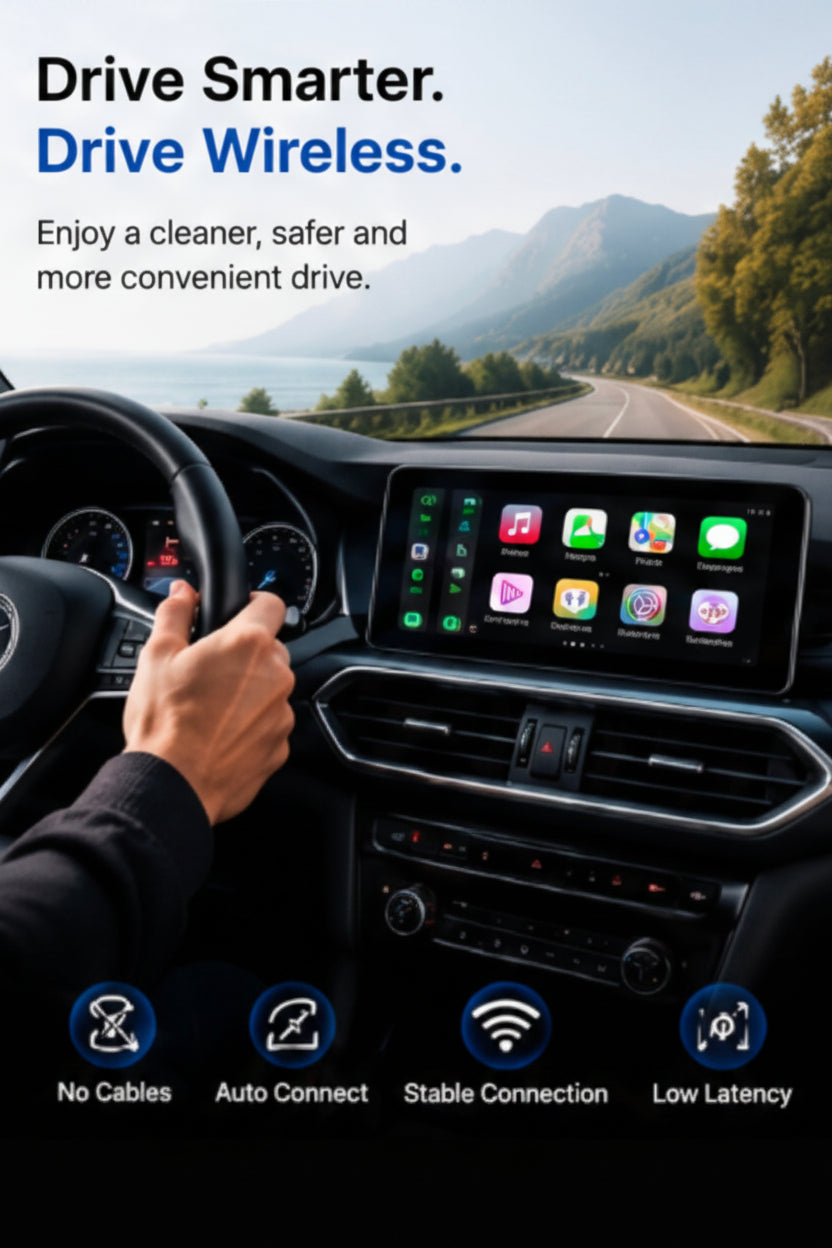 CarlinKit 5.0 2Air Best Quality Wireless CarPlay & Android Auto Adapter. Stop plugging in your phone every time you drive. The CarlinKit 5.0 adapter instantly converts your factory wired Apple CarPlay or Android Auto into a wireless connection.